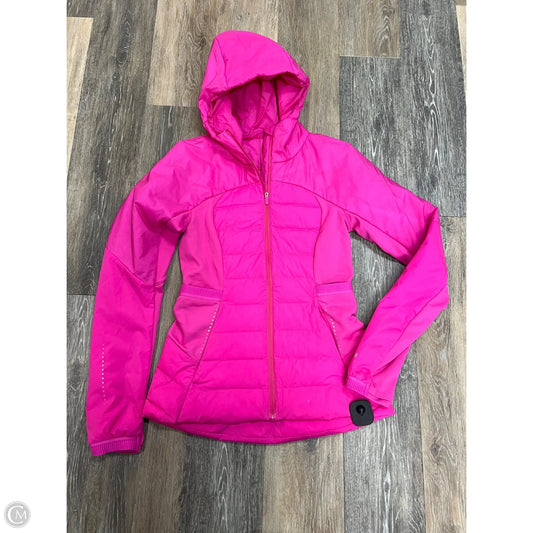 Athletic Jacket By Lululemon In Pink, Size: 6