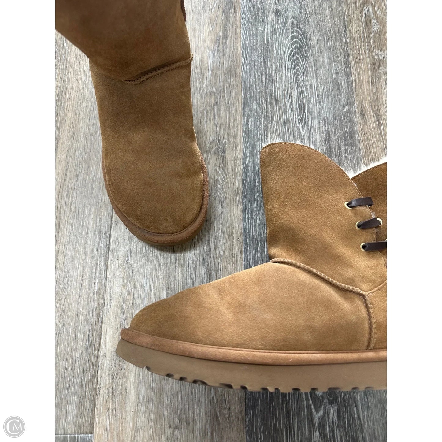 Boots Designer By Ugg In Tan, Size: 9