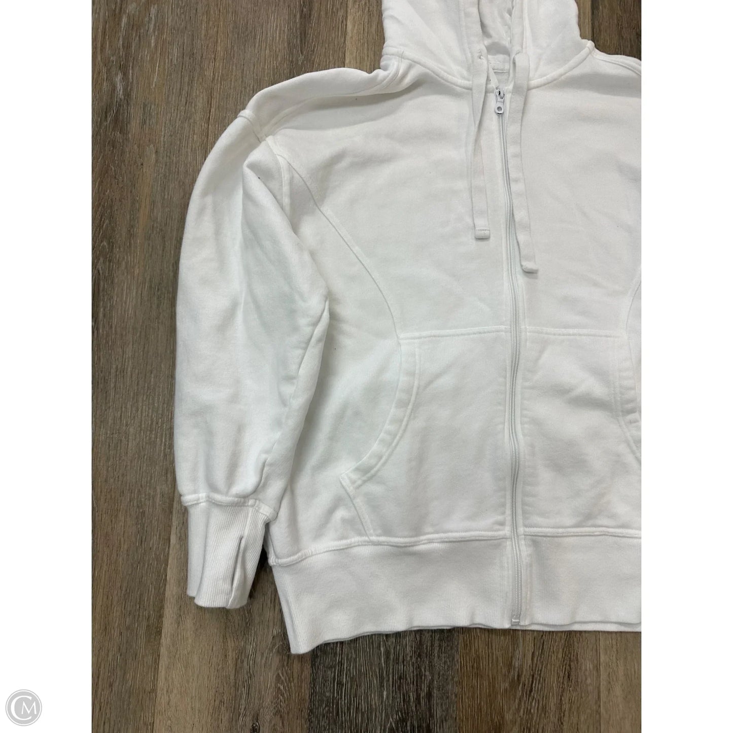 Sweatshirt Hoodie By Aerie In White, Size: S
