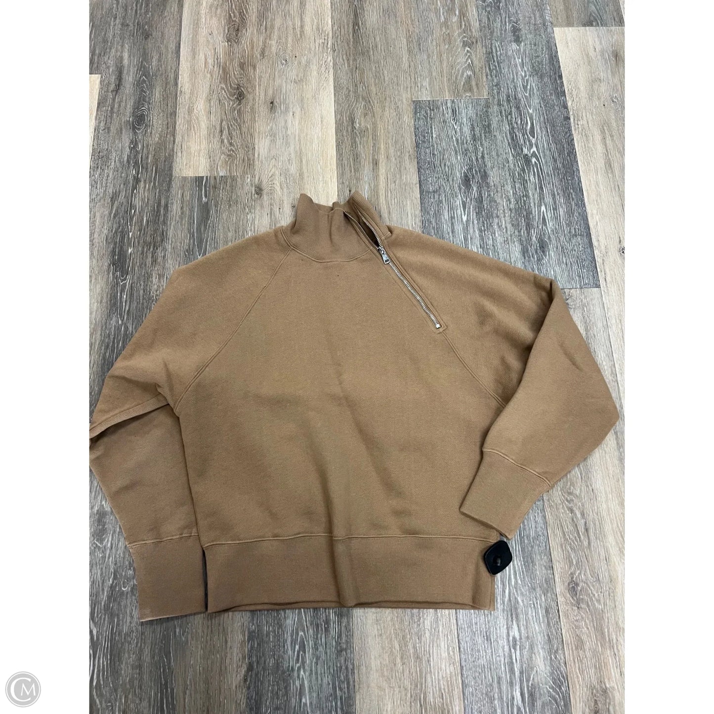 Sweatshirt Collar By Marissa Webb In Tan, Size: M
