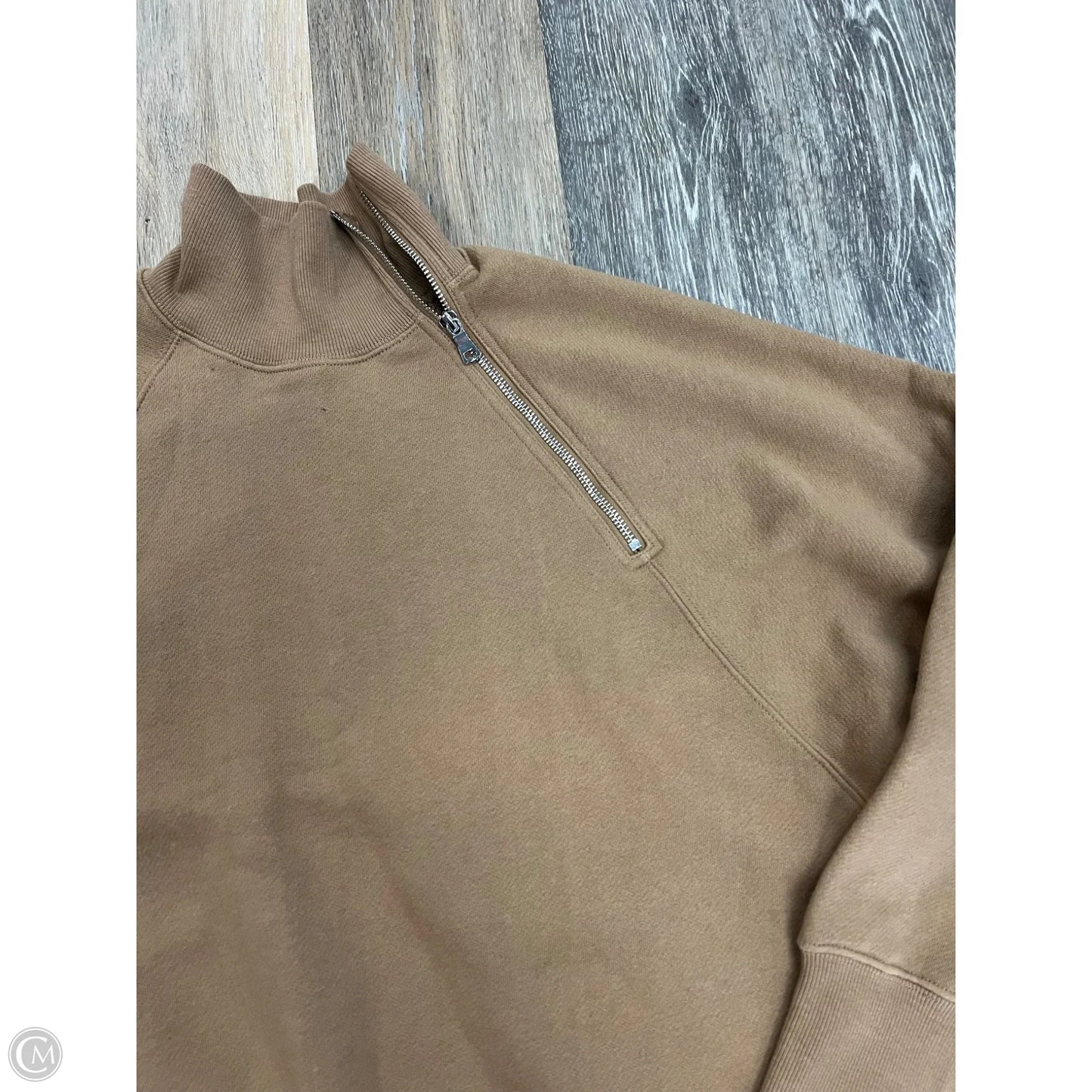 Sweatshirt Collar By Marissa Webb In Tan, Size: M