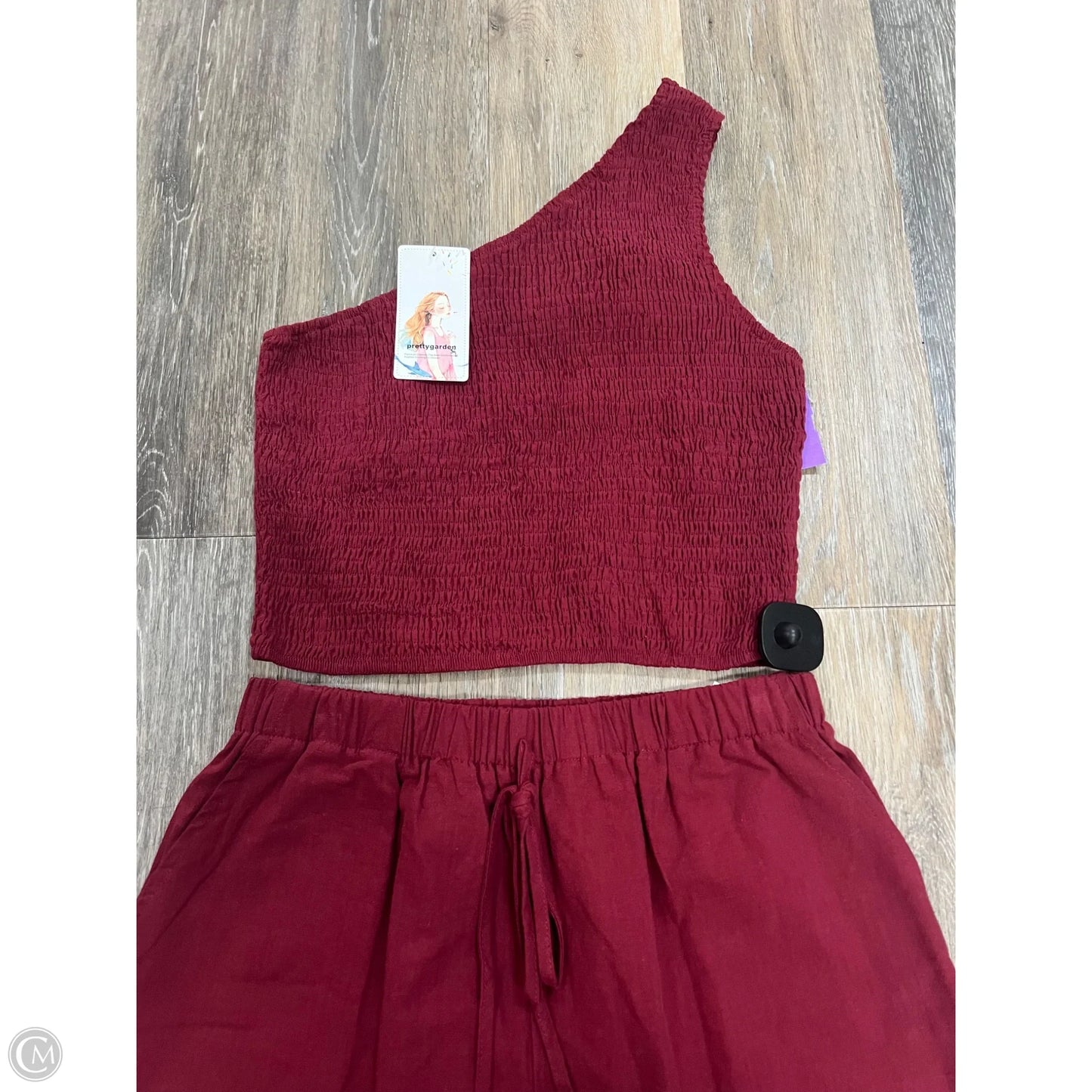 Shorts Set By Prettygarden In Red, Size: M
