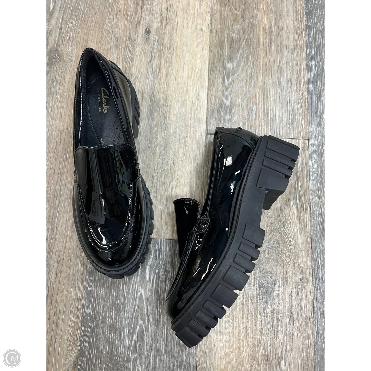 Shoes Flats By Clarks In Black, Size: 7.5
