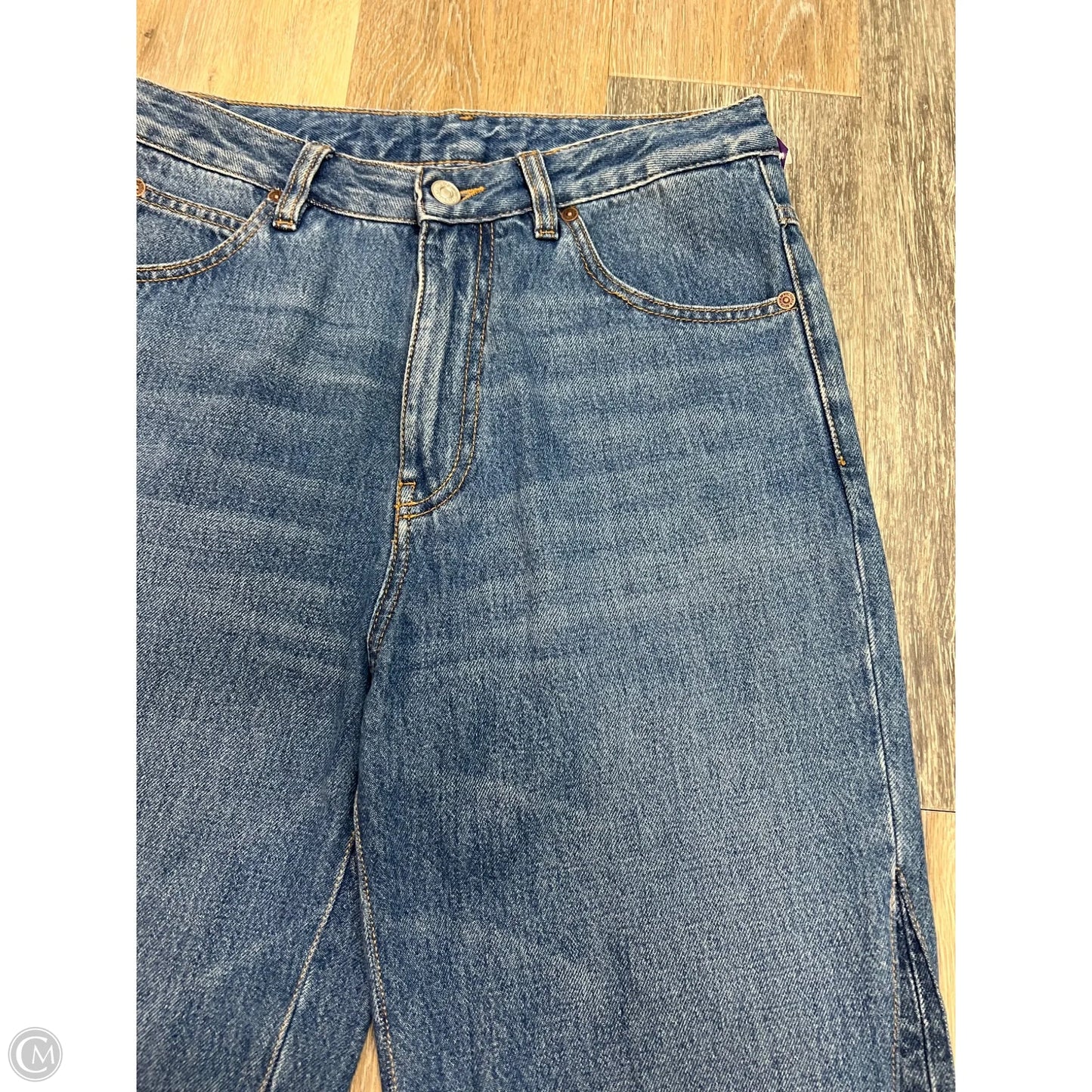 Jeans Flared By Victoria Beckham In Blue Denim, Size: 2/26