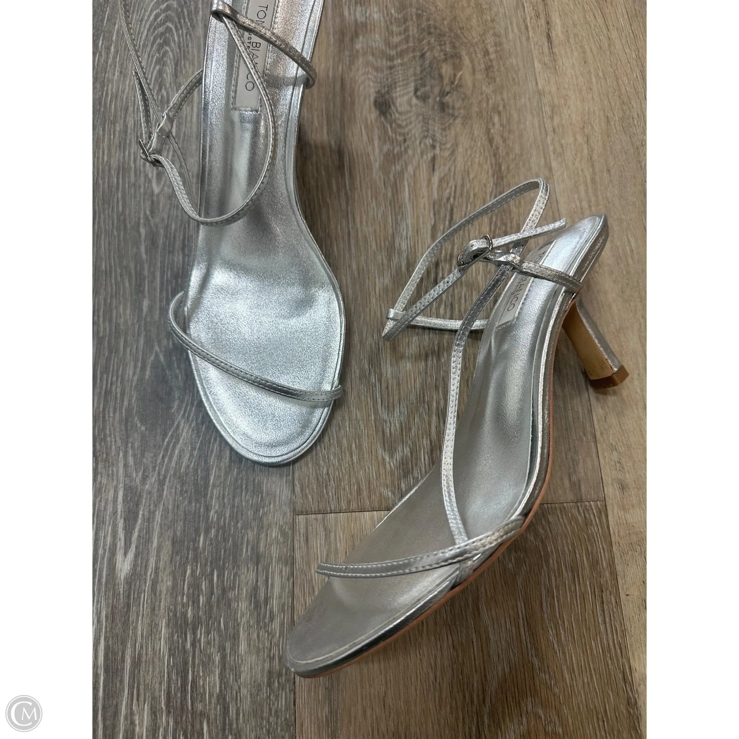 Shoes Heels Kitten By Tony Bianco In Silver, Size: 7.5