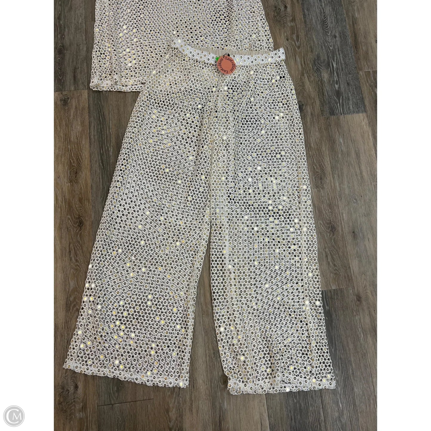 Pants Coverup Set 2pc By Eastnwest In White, Size: XL