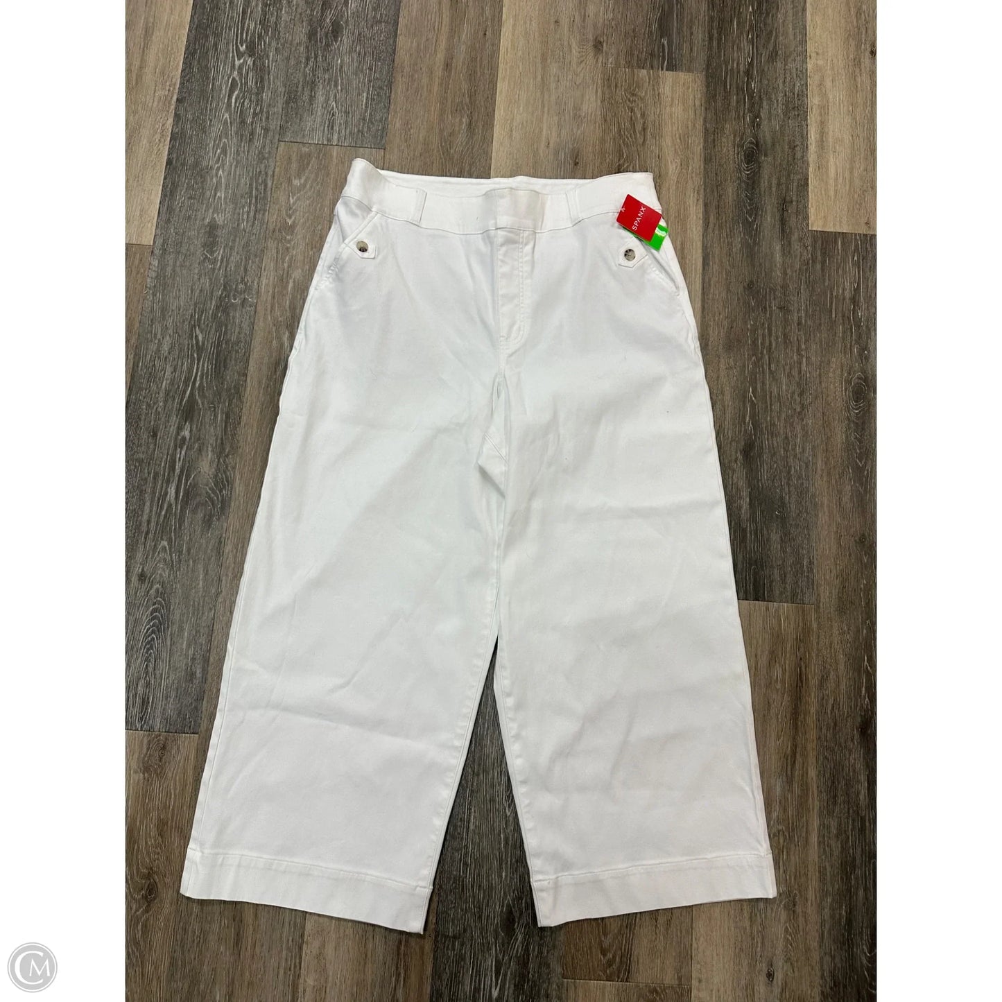 Pants Cropped By Spanx In White, Size: 2x