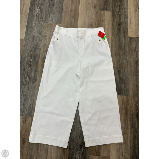 Pants Cropped By Spanx In White, Size: 2x