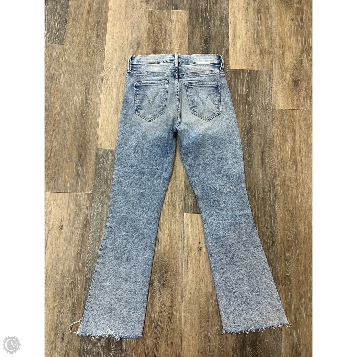 Jeans Cropped By Mother In Blue Denim, Size: 1/25