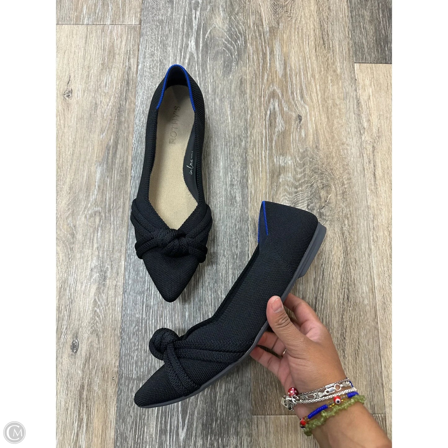 Shoes Flats By Rothys In Black, Size: 9