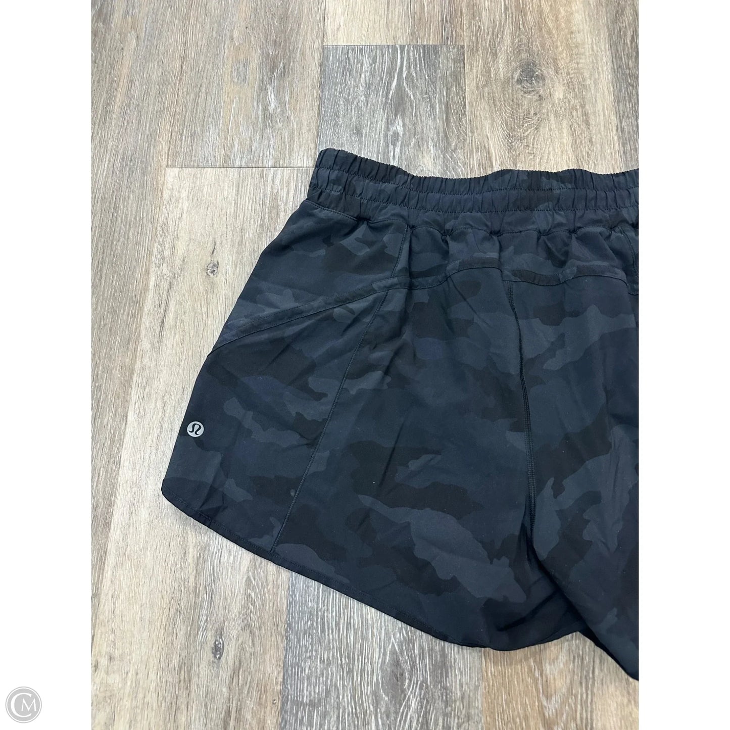 Athletic Shorts By Lululemon In Camouflage Print, Size: 14