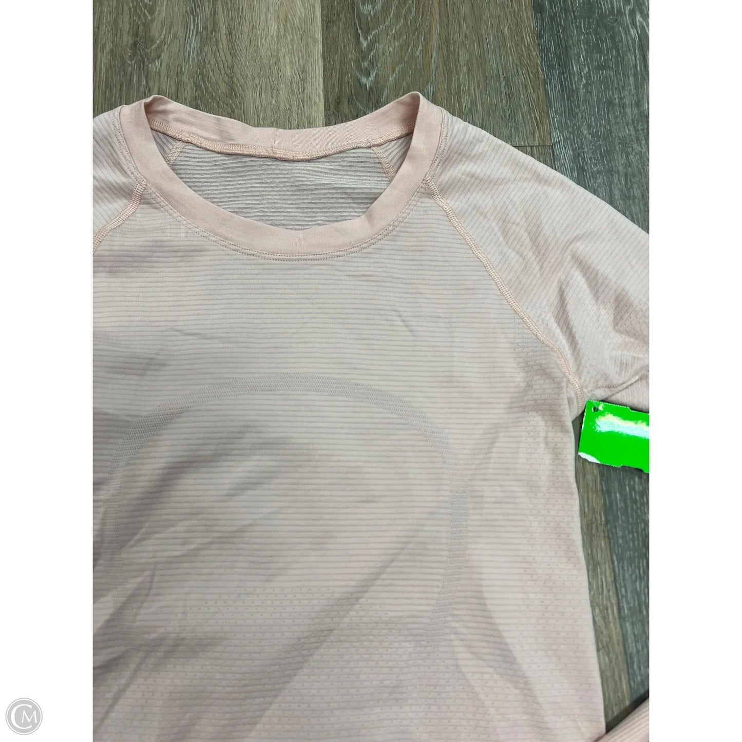 Athletic Top Long Sleeve Crewneck By Lululemon In Pink, Size: 4