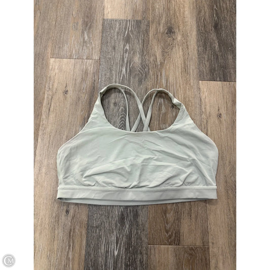 Athletic Bra By Lululemon In Green, Size: 14