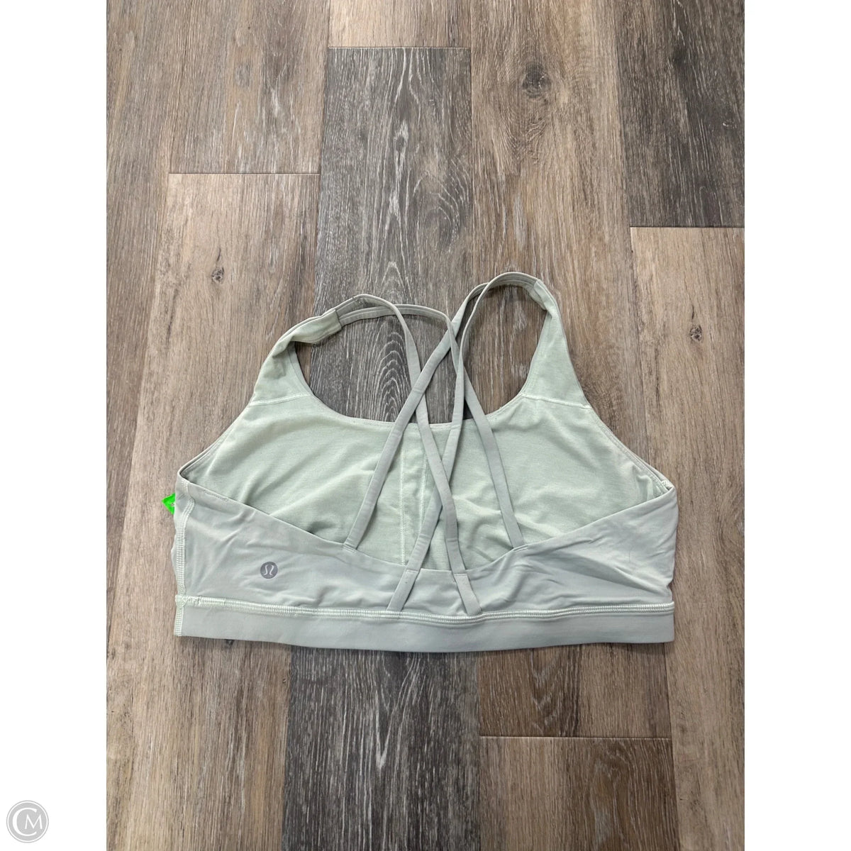 Athletic Bra By Lululemon In Green, Size: 14
