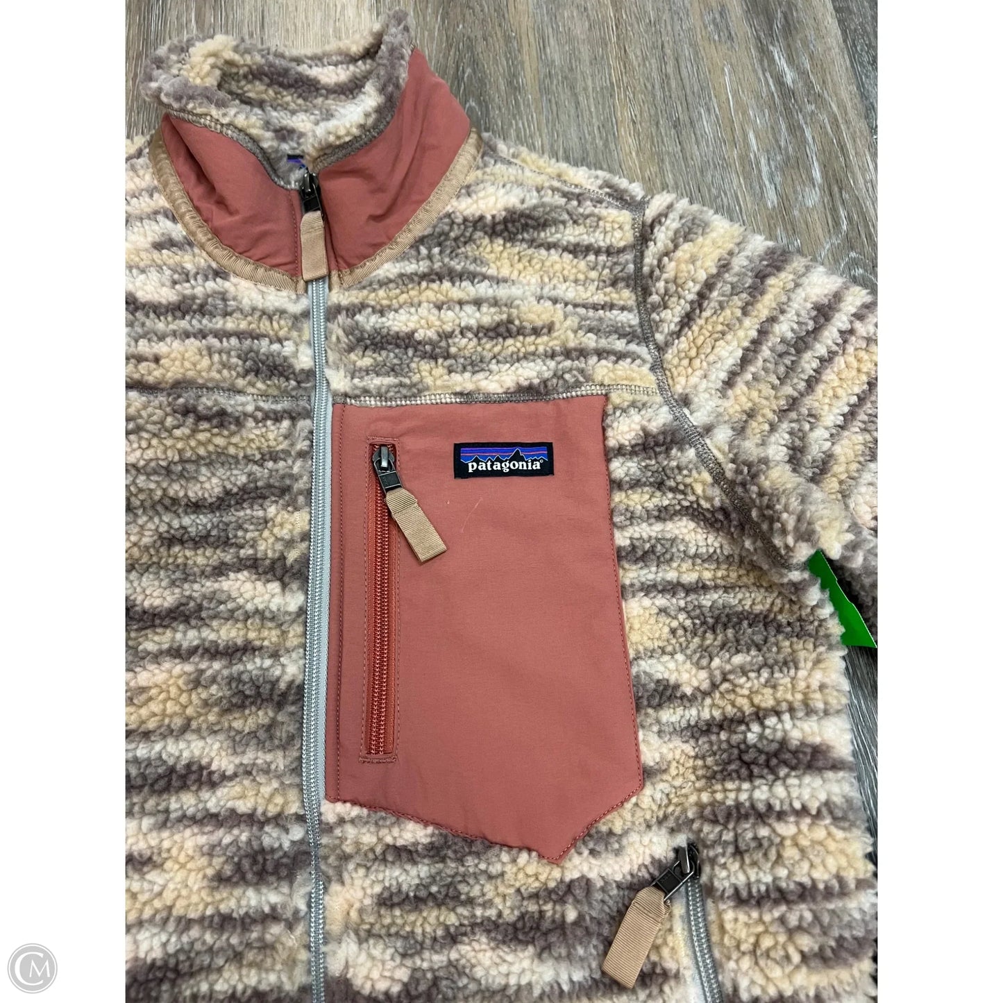 -Jacket Faux Fur & Sherpa By Patagonia In Pink, Size: S