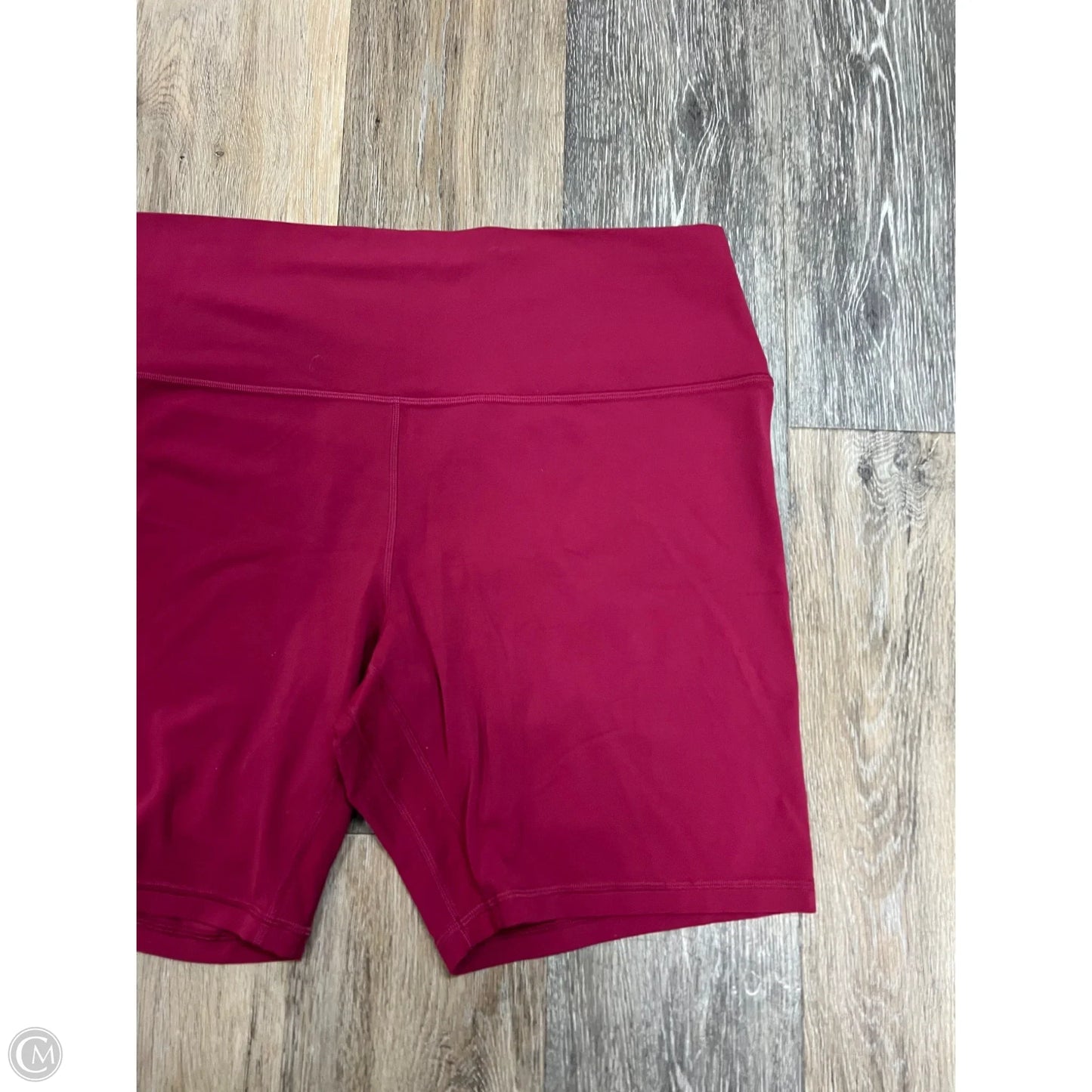 Athletic Shorts By Lululemon In Pink, Size: 18