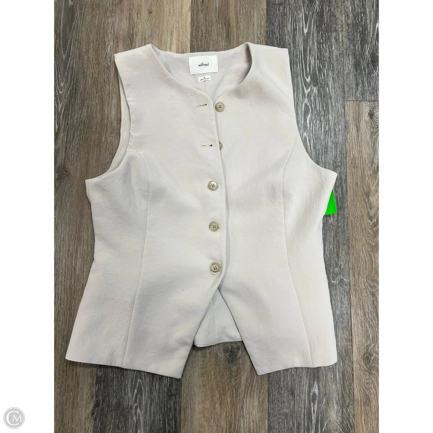 Vest Other By Wilfred In Taupe, Size: L