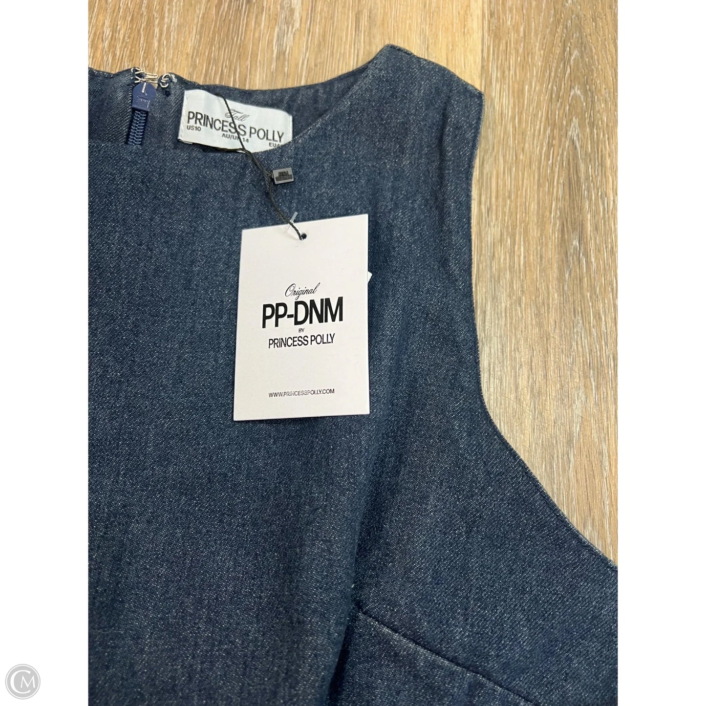 Dress Casual Midi By Princess Polly In Blue Denim, Size: 10