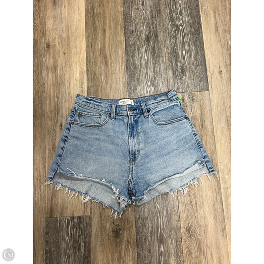 Shorts By Abercrombie And Fitch In Blue Denim, Size: 10