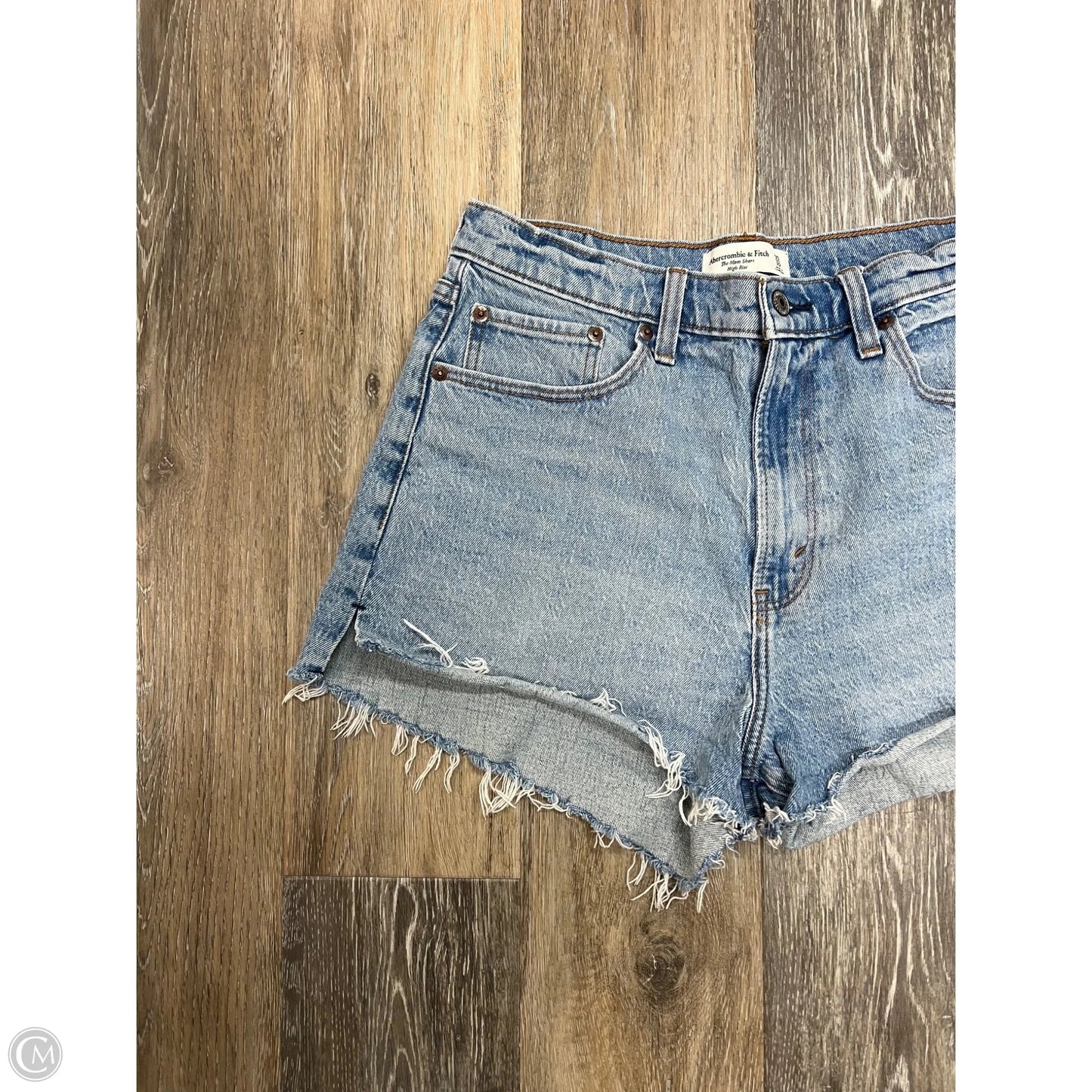 Shorts By Abercrombie And Fitch In Blue Denim, Size: 10