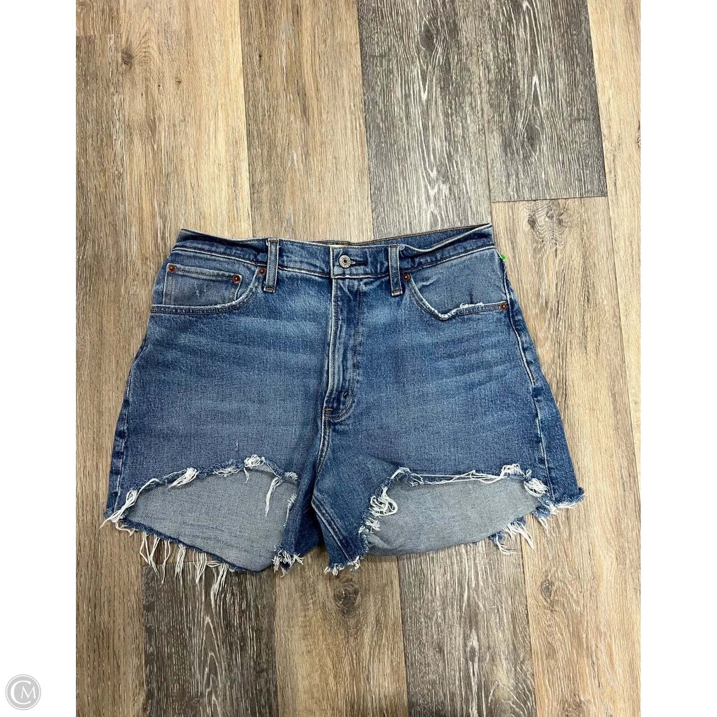Shorts By Abercrombie And Fitch In Blue Denim, Size: 10