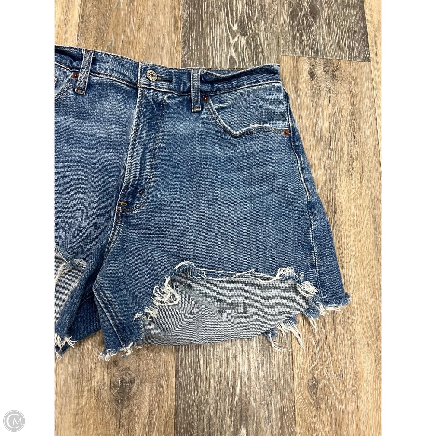 Shorts By Abercrombie And Fitch In Blue Denim, Size: 10