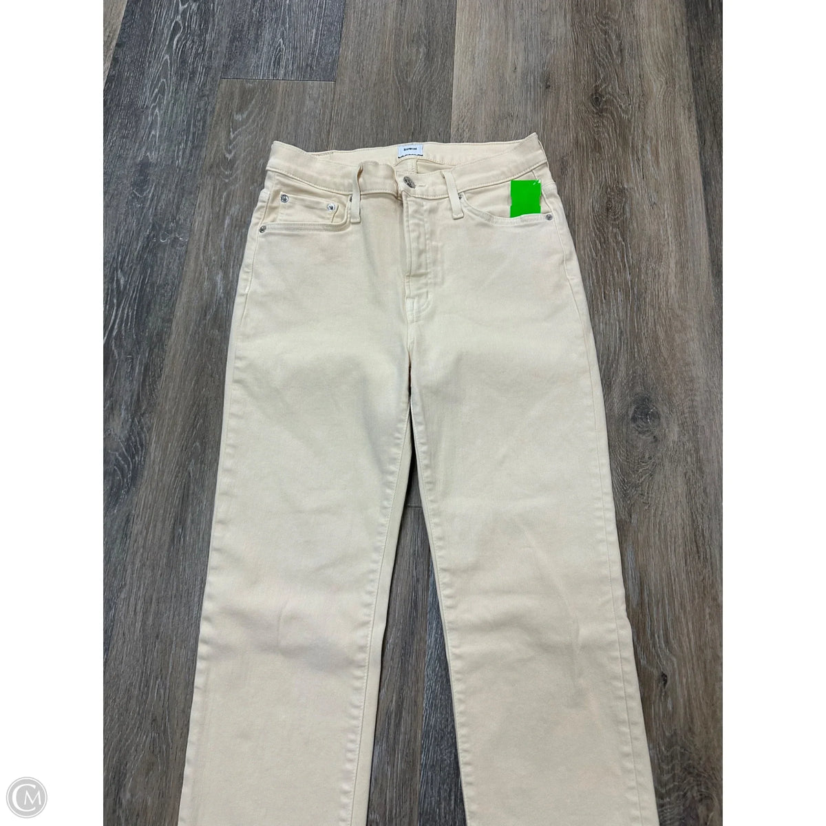 Jeans Straight By Edwin In Yellow, Size: 4