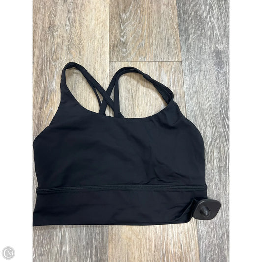 Athletic Bra By Lululemon In Black, Size: 4