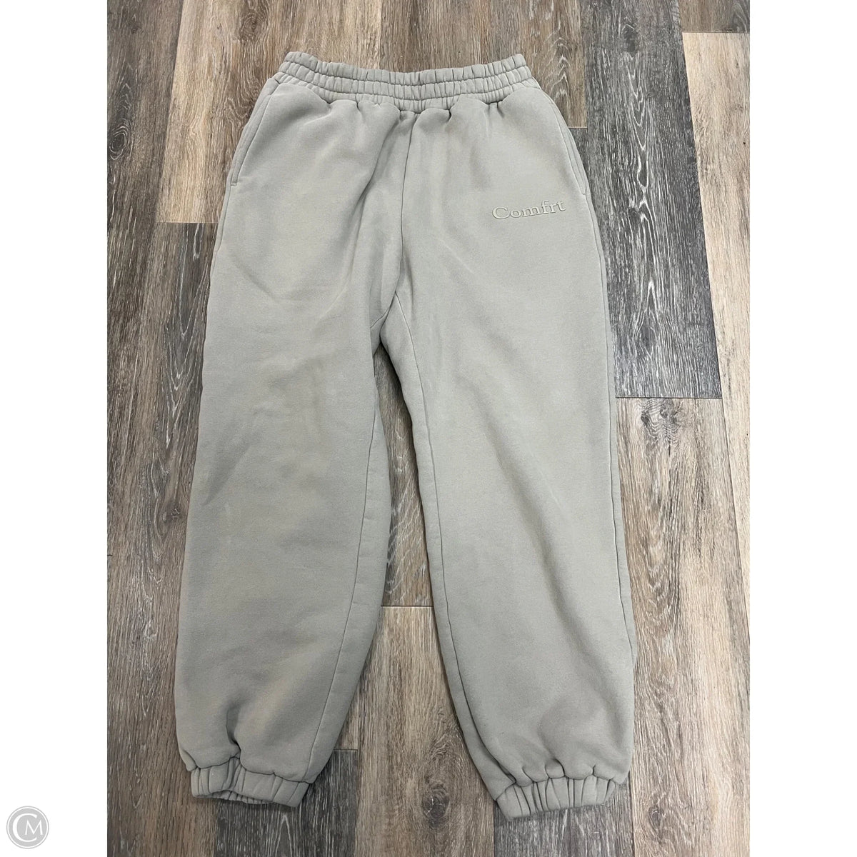 Athletic Pants By Comfrt In Tan, Size: L