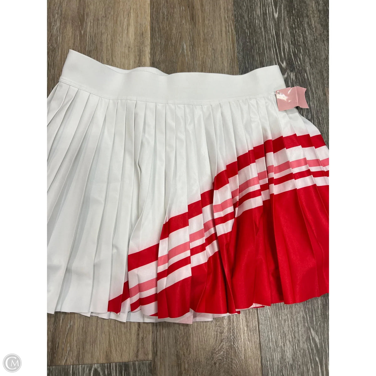 Athletic Skort By Athleta In Red & White, Size: M