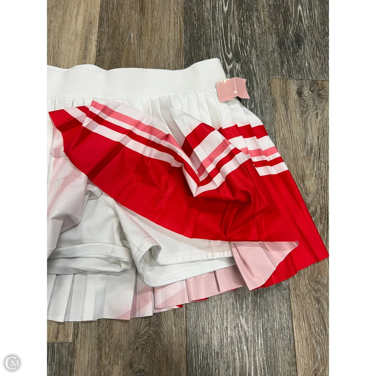 Athletic Skort By Athleta In Red & White, Size: M