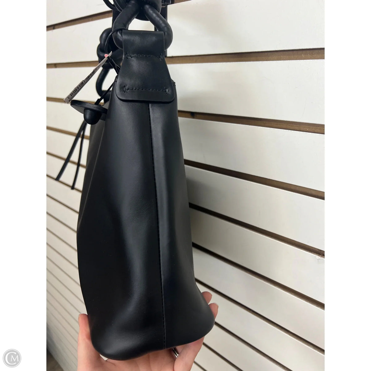 Handbag Leather By Rails, Size: Medium
