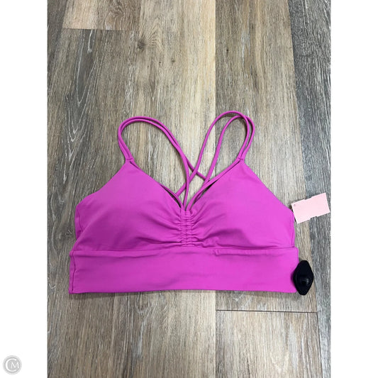 Athletic Bra By Lululemon In Pink, Size: 10