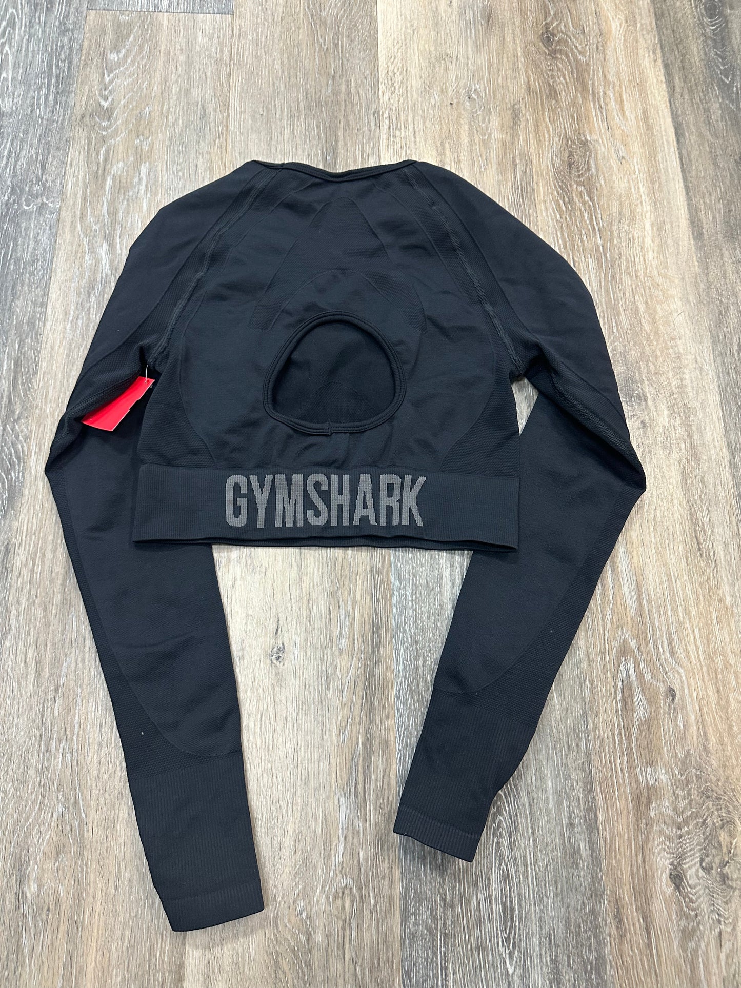 Athletic Top Long Sleeve Collar By Gym Shark  Size: M