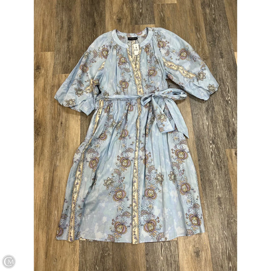 Dress Casual Midi By Lane Bryant In Blue, Size: 16