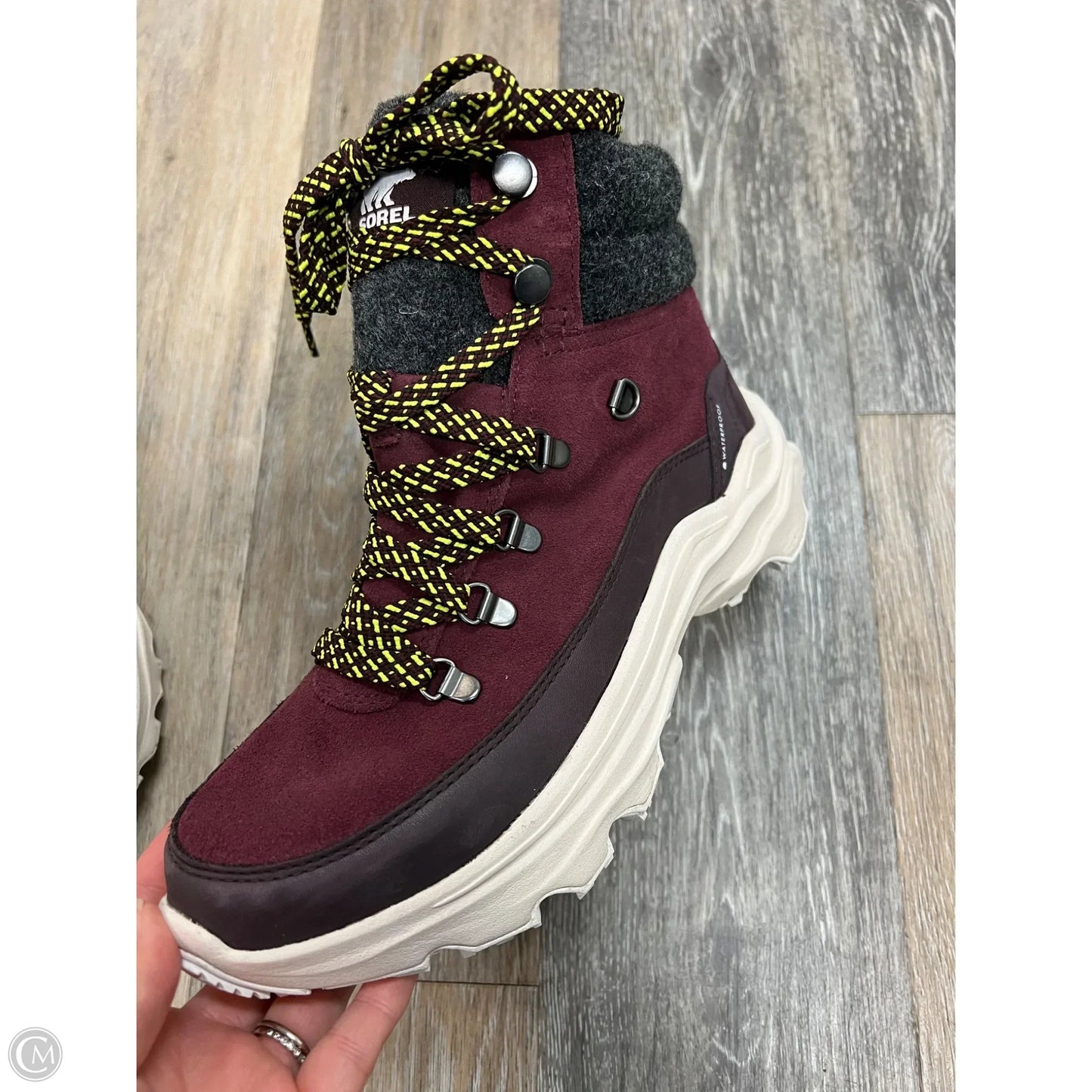 Boots Snow By Sorel In Maroon, Size: 9.5