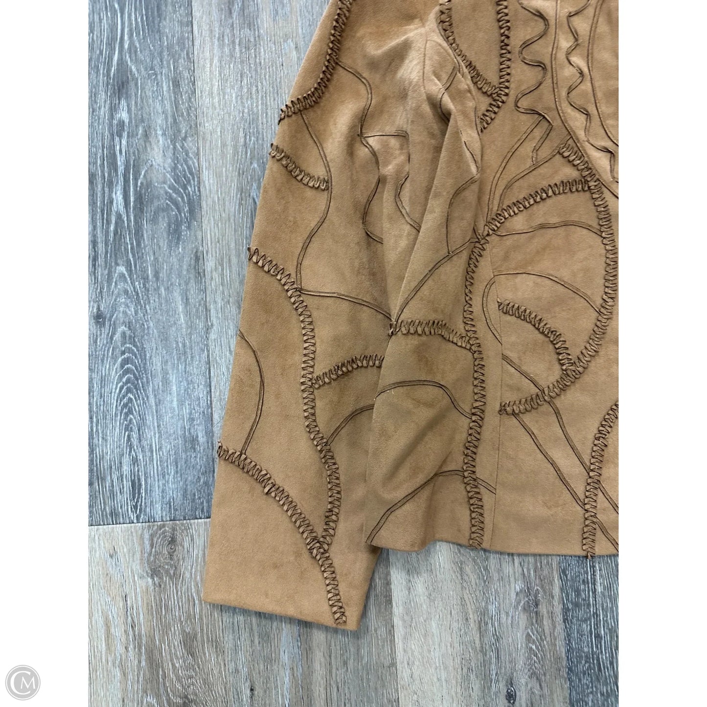 Jacket Other By Chicos In Brown, Size: Xl
