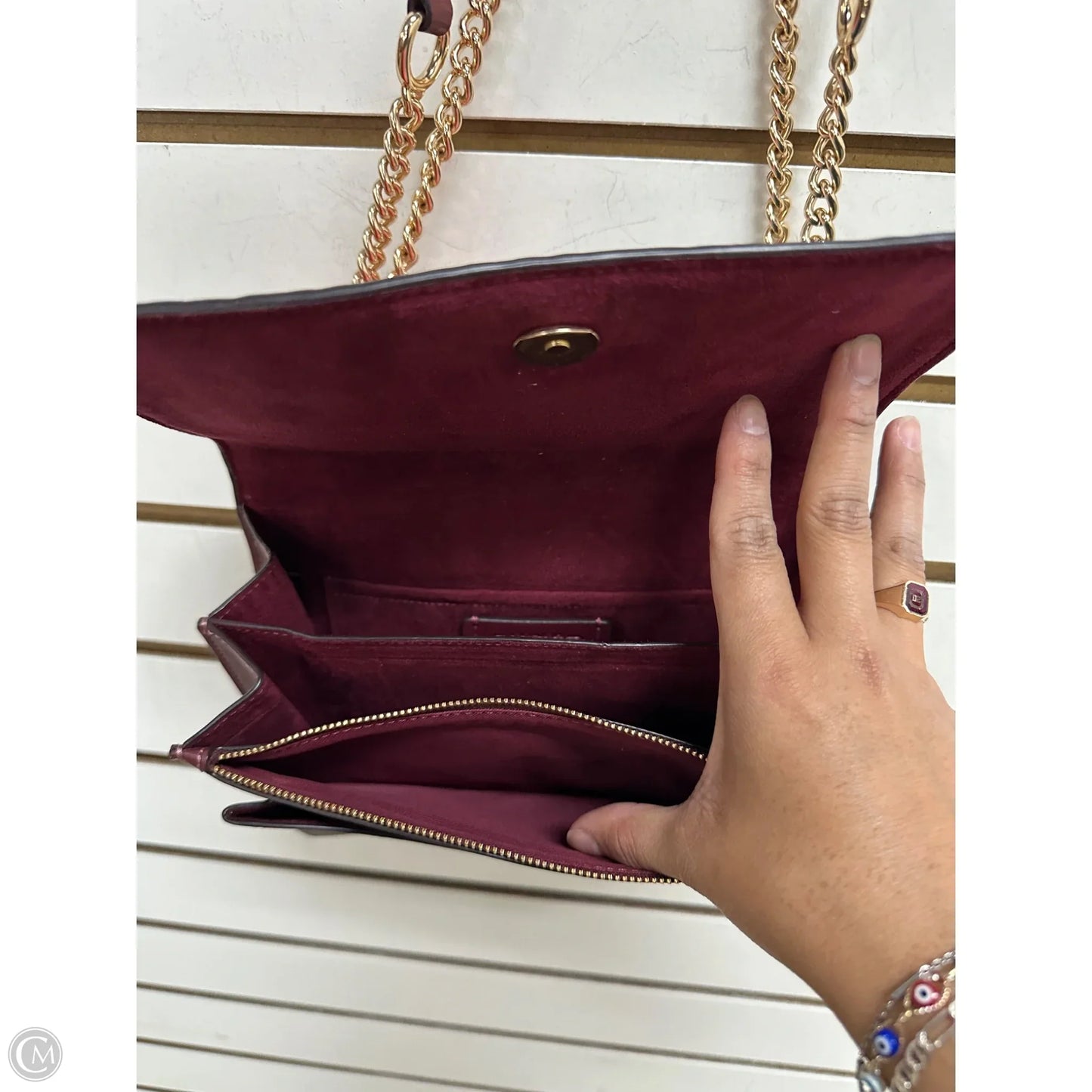 Crossbody Designer By Coach, Size: Small