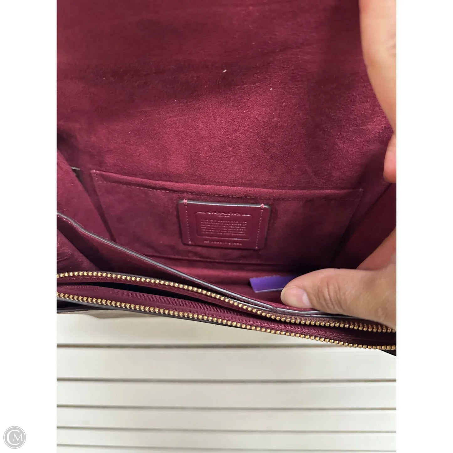 Crossbody Designer By Coach, Size: Small