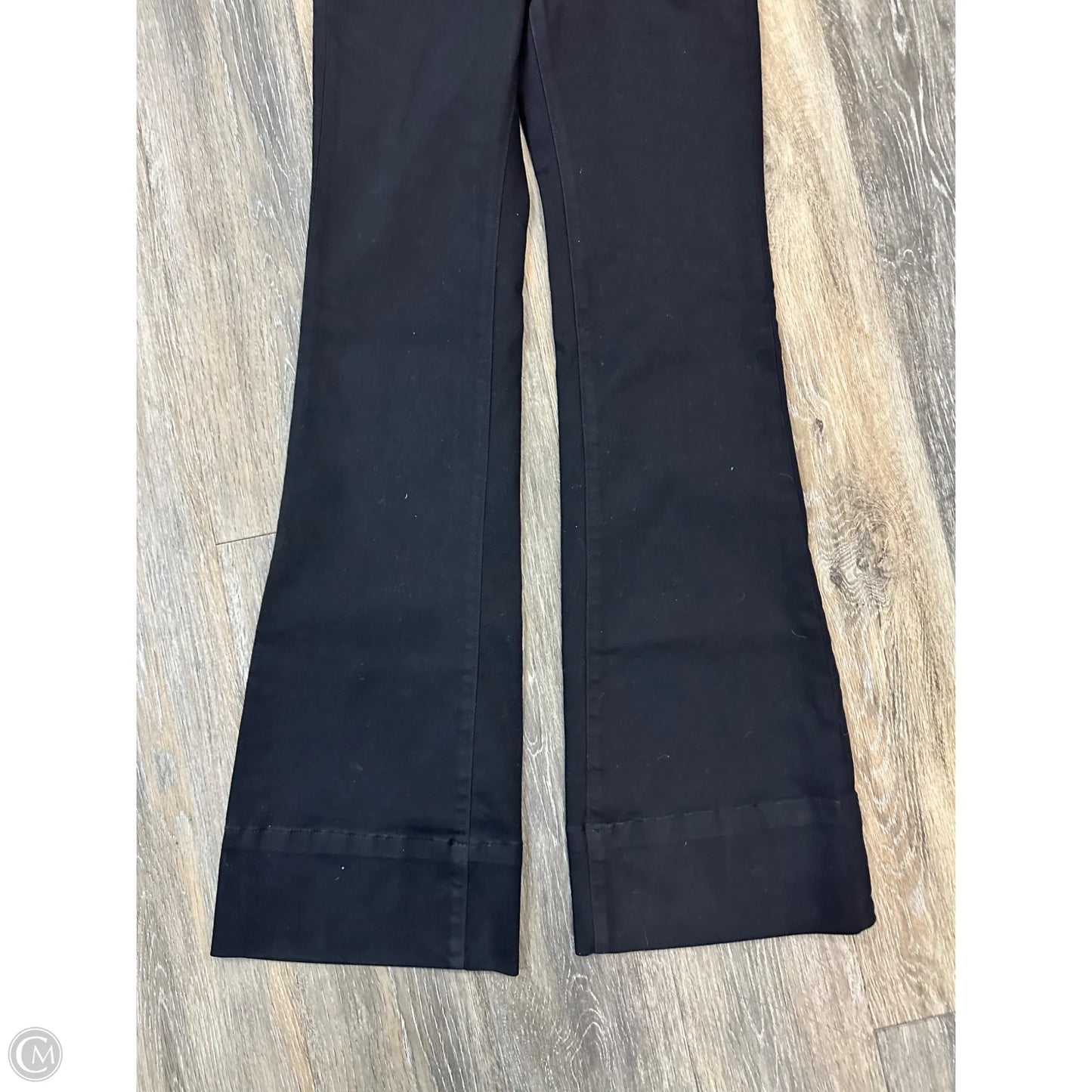 Jeans Flared By Pilcro In Black Denim, Size: 6