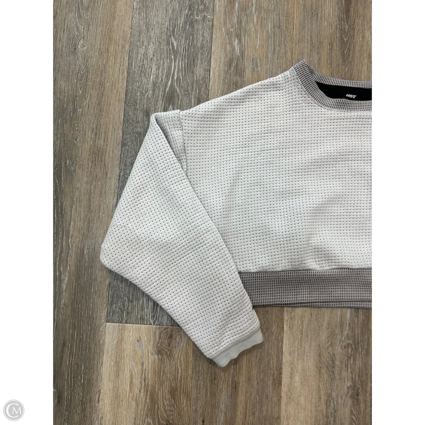 Athletic Sweatshirt Crewneck By Nike In White, Size: L