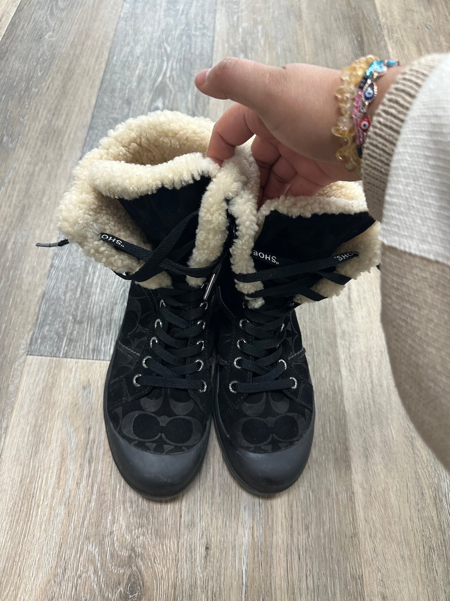 Boots Snow By Coach  Size: 8.5