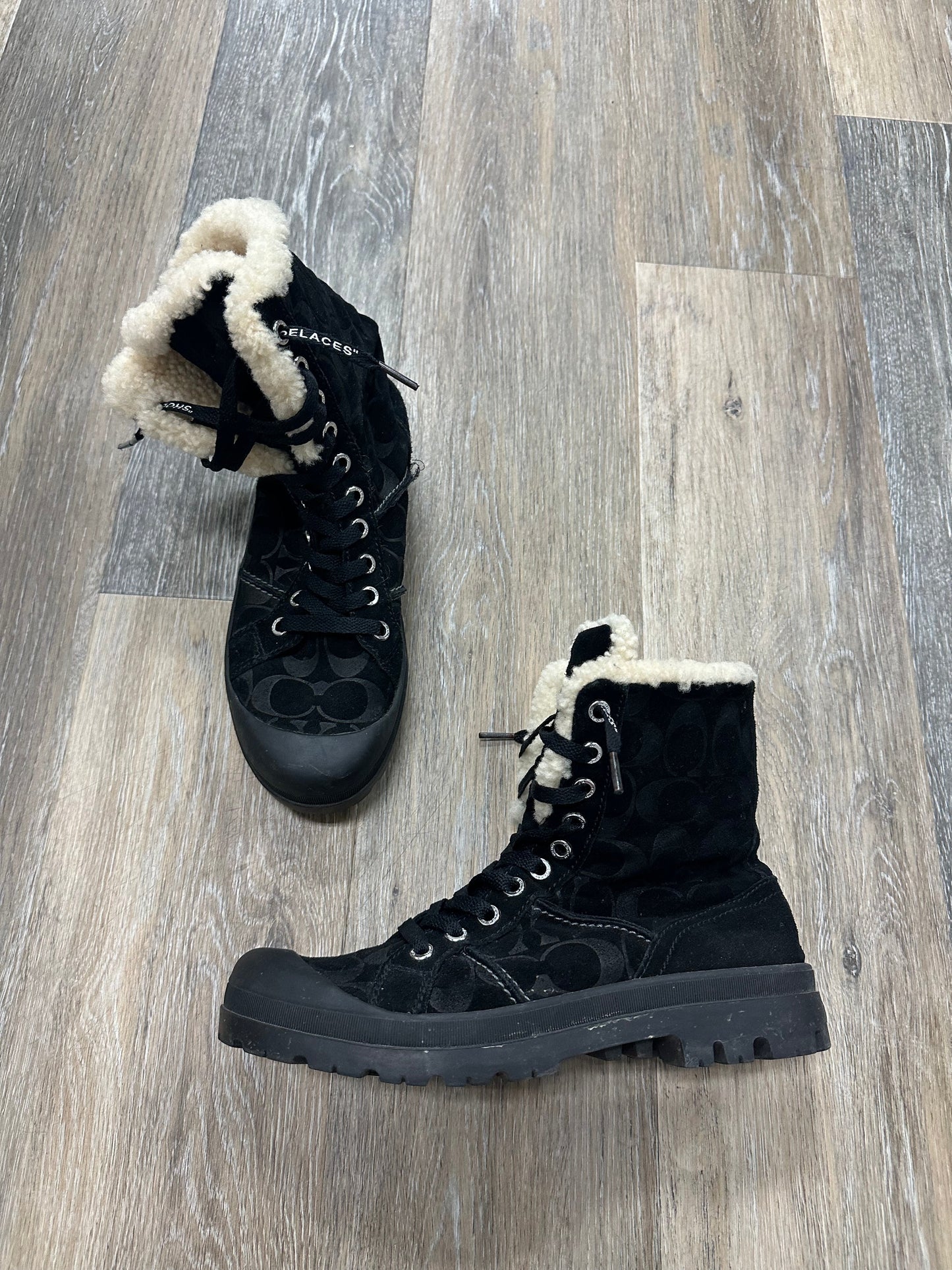 Boots Snow By Coach  Size: 8.5