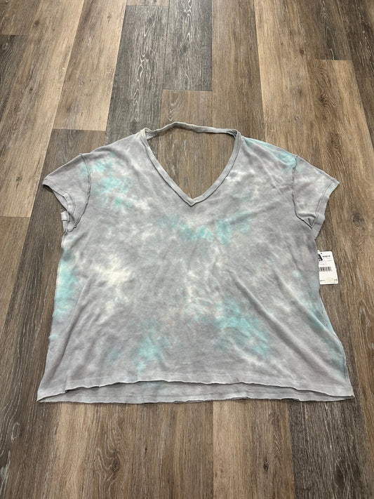 Tie Dye Print Top Short Sleeve We The Free, Size L