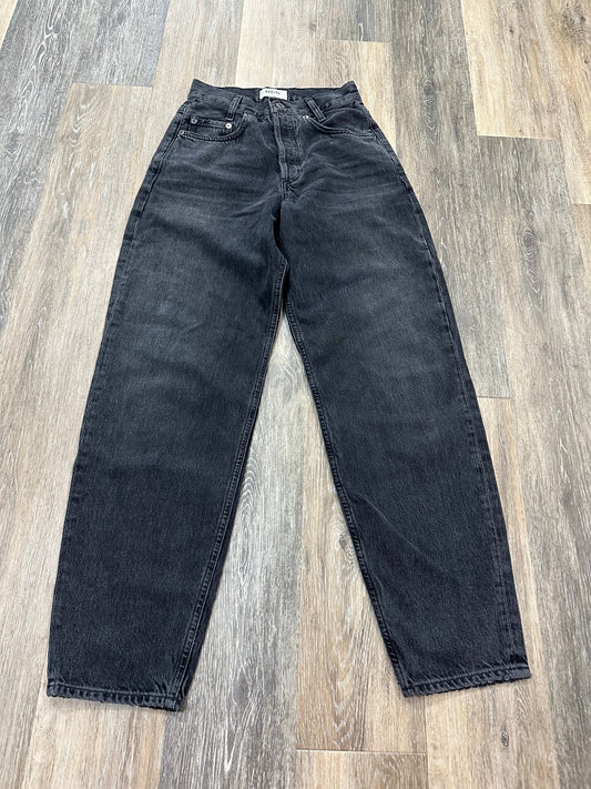 Black Denim Jeans Designer Agolde, Size 00/23