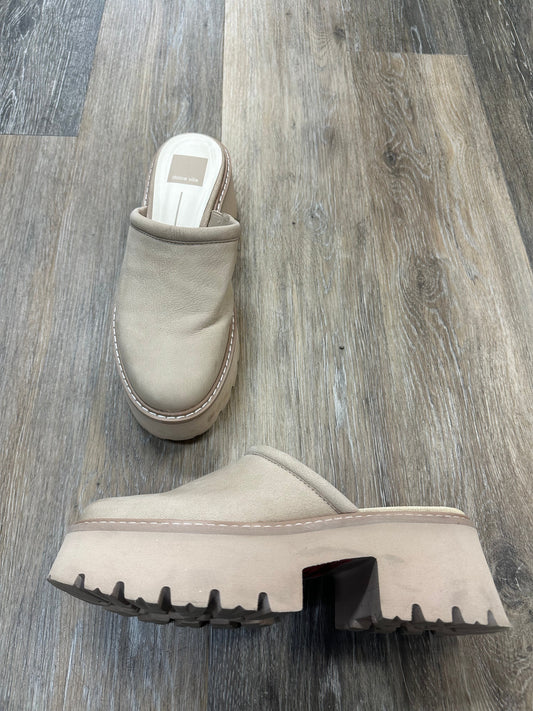 Tan Shoes Heels Platform Dolce Vita, Size 7.5