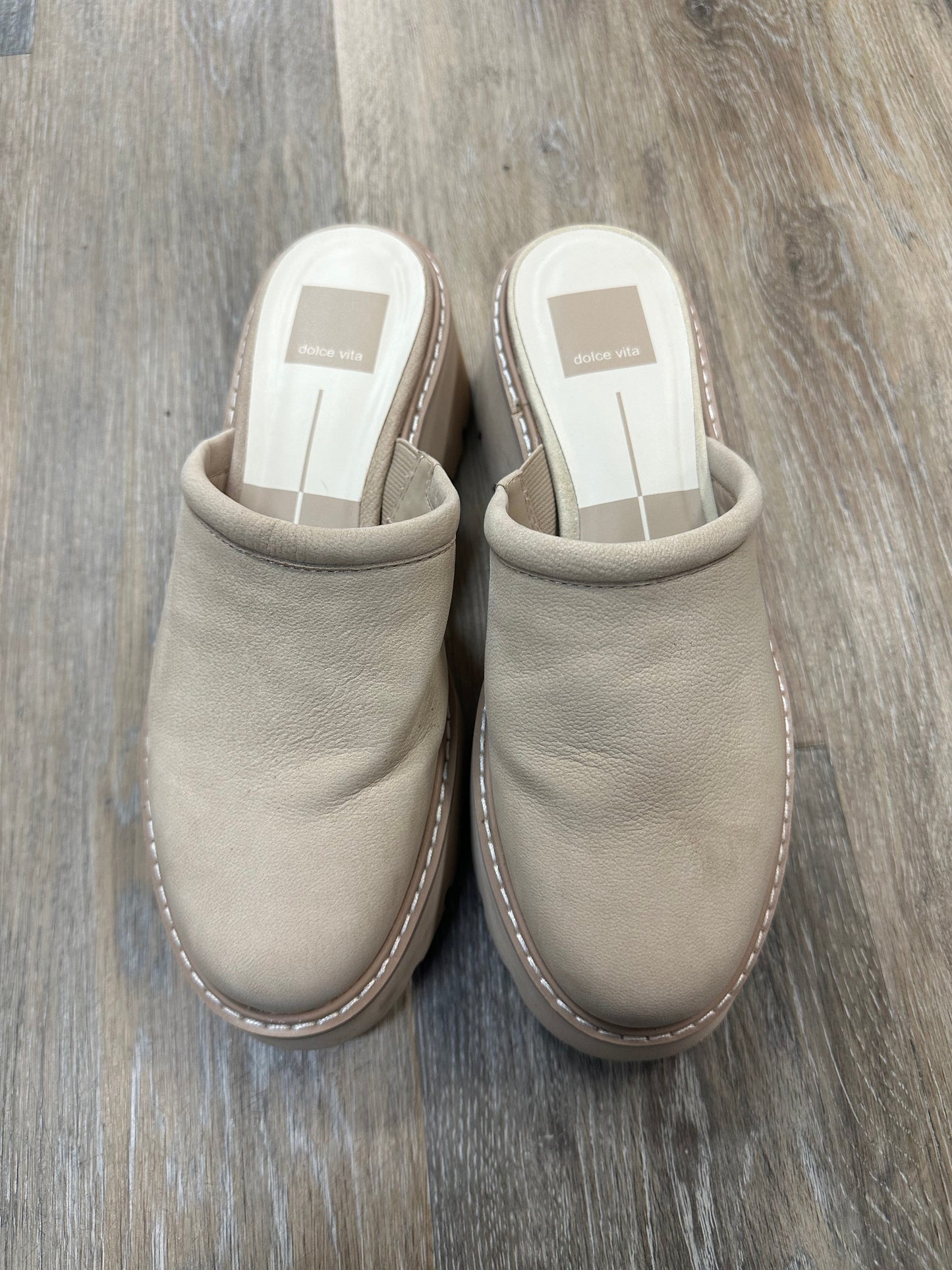 Tan Shoes Heels Platform Dolce Vita, Size 7.5