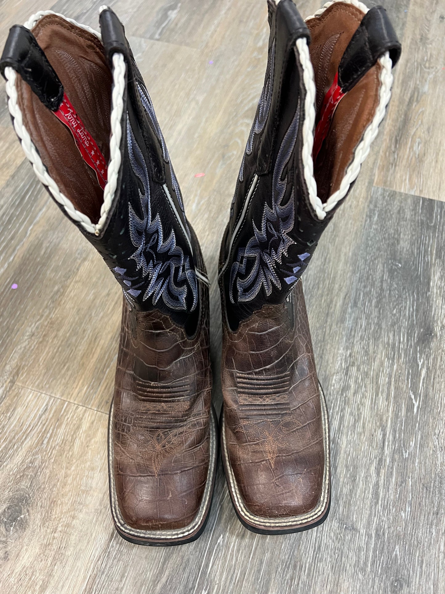 Brown Boots Western Tony Lama, Size 9