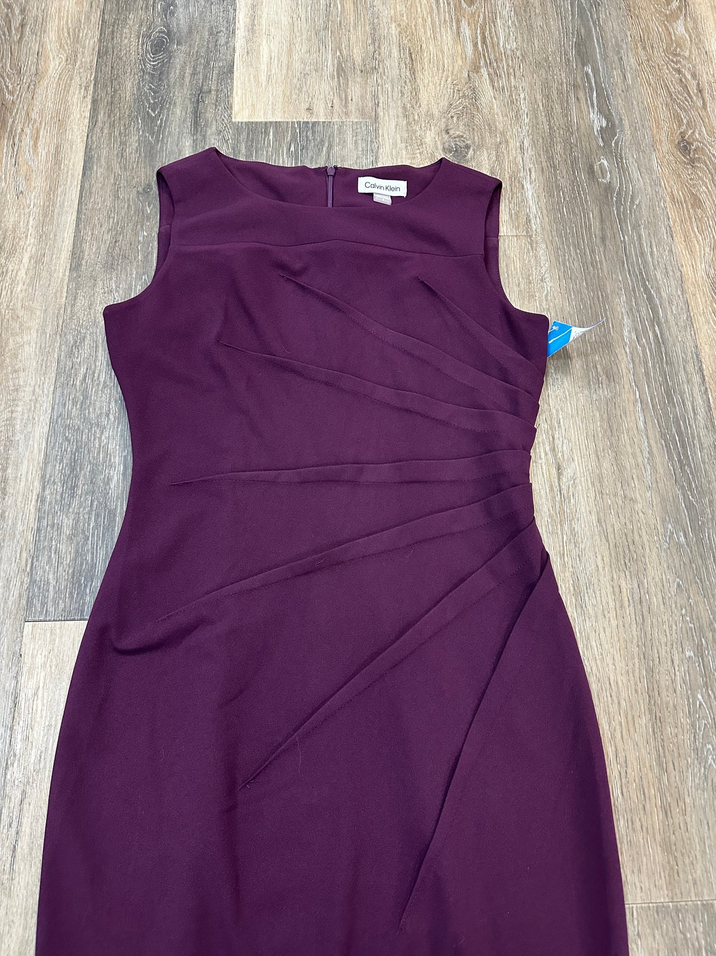 Dress Work By Calvin Klein In Purple, Size: 4