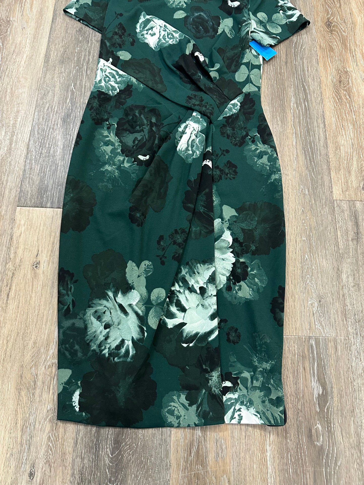 Dress Work By Calvin Klein In Green, Size: 4